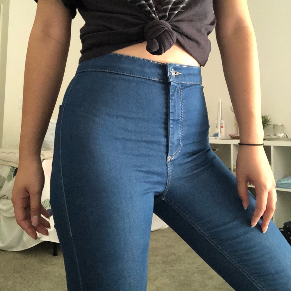 True Blue Topshop Joni Jeans - NEW CONDITION!